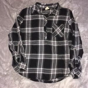 Black/Grey Cotton Flannel